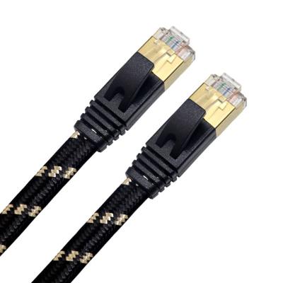 China Cable largo 40Gbps SFTP de la red de cable de Ethernet de 26AWG Cat8 ULTRAVIOLETA para el juego del router en venta