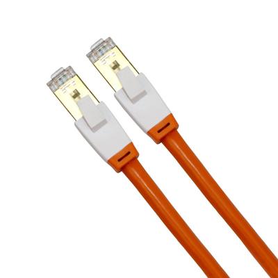 China High Speed 26AWG Cat8 Ethernet LAN Cables Gold Plated RJ45 Connector For Router for sale