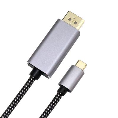 China 21.6Gbps Type C To DisplayPort Cable USB Type C To DP Adapter Compatible 4k Cable for sale