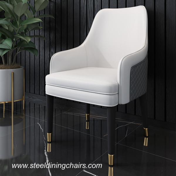 Quality 970mm Metal Upholstered Dining Chair for sale