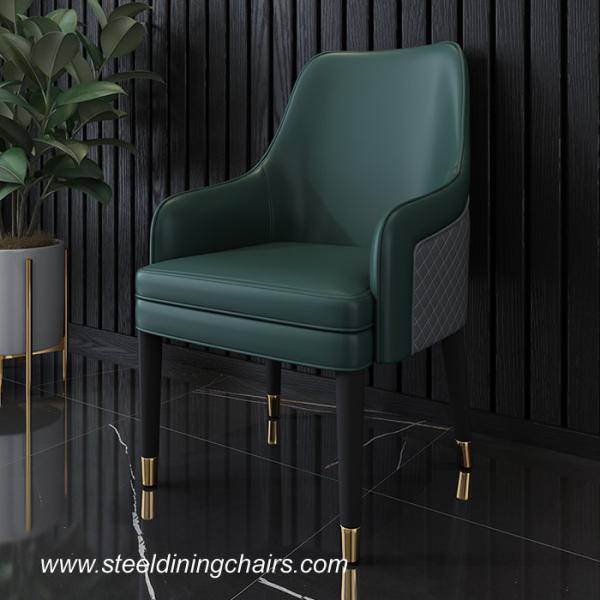 Quality 970mm Metal Upholstered Dining Chair for sale