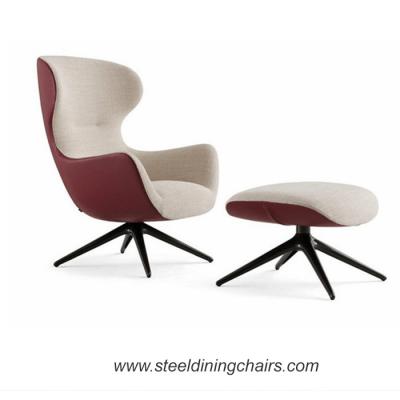 Chine Fauteuil intérieur de Grey Fabric Upholstered Single Seater de salon de Firberglass à vendre