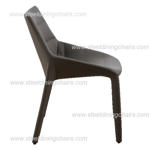 Quality Removable Cover Injected Sponge 82CM 60CM Stainless Steel Dining Chairs for sale