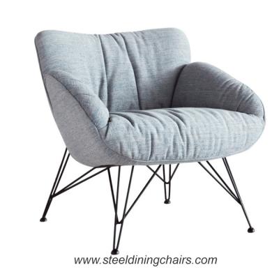 China Cadeiras de jantar de aço inoxidável do Recliner da sala de estar 76cm 44cm da mobília à venda