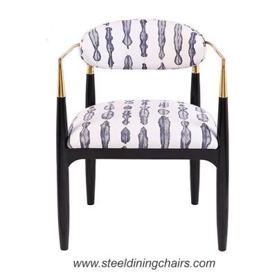 中国 台所のための革家具製造販売業のArmrestのステンレス鋼の食事の椅子 販売のため