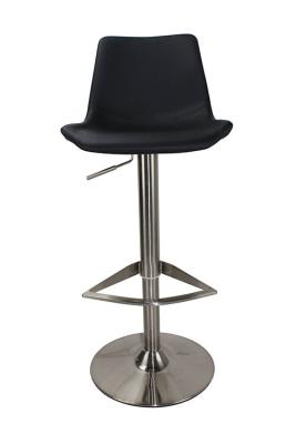 China SGS High End Brushed SS Pu Leather Bar Stool For Home for sale