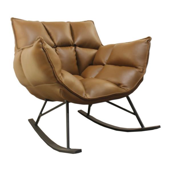 Quality Living Room OEM 0.289CBM Pu Leather Leisure Chair 80*80*72 for sale