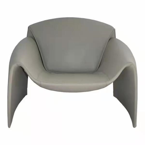 Quality 0.258CBM Pu Leather Living Room Metal Sofa 91x82x69cm one seater sofa for sale