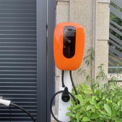 China 7kW Home Commercial EV Charger WIFI RFID Single Phase Floor Standing for sale