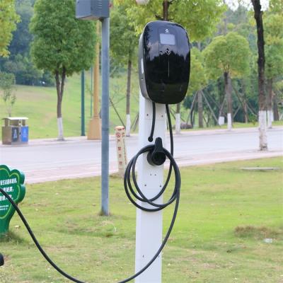 China 7kW Commercial EV Charger 32A 60Hz Mobile Electric Car Charger In Public Parking Lots for sale