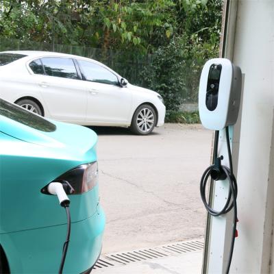 China OCPP 1.6 Json Free Standing EV Charger 16A Single Phase 11kw EV Charger for sale