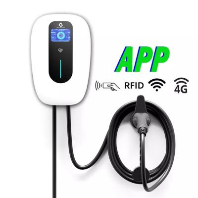 China 7kW EV Charging Station Waterproof IP65 AC Type 2 Charger For Commercial Use for sale