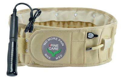 China Air inflated waist traction back support Lumbar traction lower back support belt for sale
