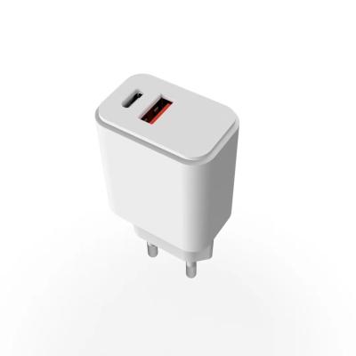 China USB C Type A PD Wall Charger US EU Plug QC 3.0 Quick iphone power adapter for sale