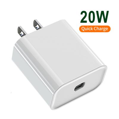 China Super fast USB C PD Charger 18W 20W PD Wall Charger iphone fast charger for sale
