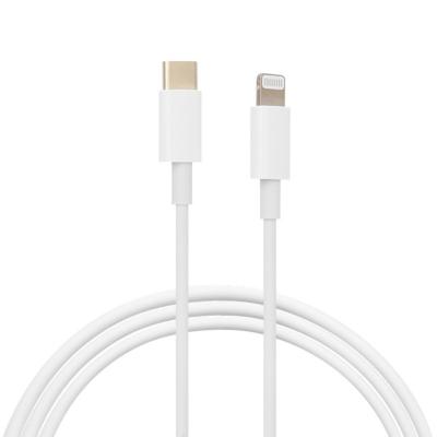 China 3A Fast Charging Lightning Type C 1m 2m mfi certified type c to lightning cable for sale