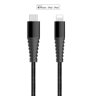 China PD Charging 20w USB C To Lightning Cable Fast Charging For Iphone for sale