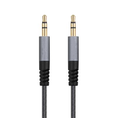 China OEM 3.5 Mm Male To Male Stereo Audio Aux Cable 100cm Length Customized for sale