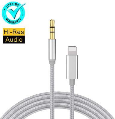 China 1 Meter 3.3FT Aux Cable Car Stereo Aux Cable Audio 3.5MM FOR IPHONE for sale