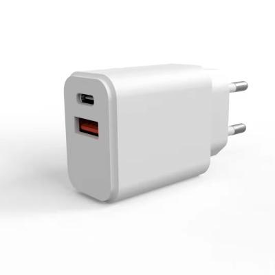 China QC1.0 QC2.0 QC4.0 Fast Dual PD Wall Charger 18w 20w 25w For Mobile Phone for sale