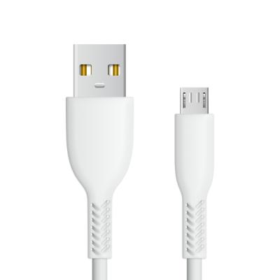 China Nets Tail TPE USB Cable PVC White Black 5V 2.1A 1.5M 2M Sync Data Transfer for sale