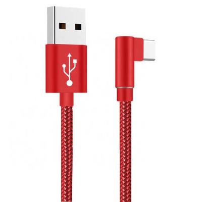 China 2m 3m Type C USB Cables 4 Core Data Cable 90 Degree Right Angle USB Cable for sale
