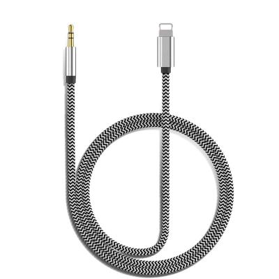 China Male To Female Iphone Aux Cable 1M OEM ODM Nylon Braided ISO9001 for sale