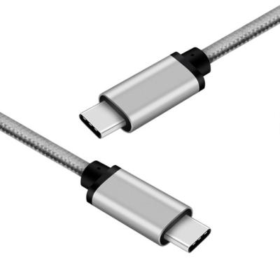 Chine C au noir blanc de remplissage rapide tressé en nylon du câble 20W 3.5mm de C USB C à vendre