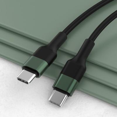 China Aluminum Shell Type C USB Cables TC Long Mesh Tail Sync Data Transfer for sale