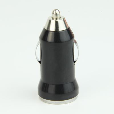 China Black QC3.0 ABS Mini USB Car Charger 5V 3.1A Metal Copper Single Port for sale