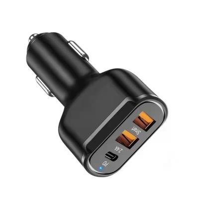 China PD USB Car Charger Adapter 30W 8 Pin Car Charger 12V 1.5A For Mobile Phone for sale