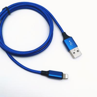 Chine Le rond a tressé 1m USB au câble de foudre pour Iphone 12 pro Tin Plated Copper à vendre