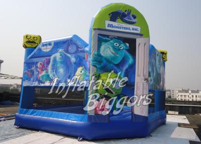 China Slide PVC Inflatable Moonwalk Rental Combo ，Beach Party Inflatables for sale