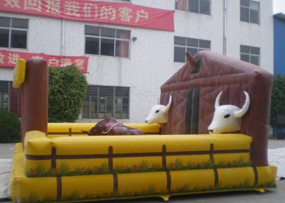 China Adult Backyard Outdoor Inflatable Rodeo Bull , Funny Inflatable Mechanical Toys for sale