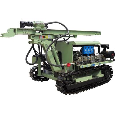 China 90mm - 140mm Dia DTH Drilling Equipment 45kw Diesel Engine Down The Hole Drill Rig for sale