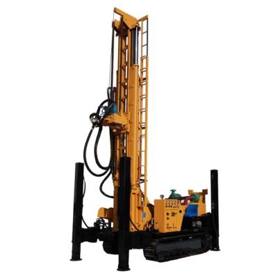China Hydraulic Pneumatic Water Well Drilling Equipment 500m Bore Depth 118KW Engine for sale
