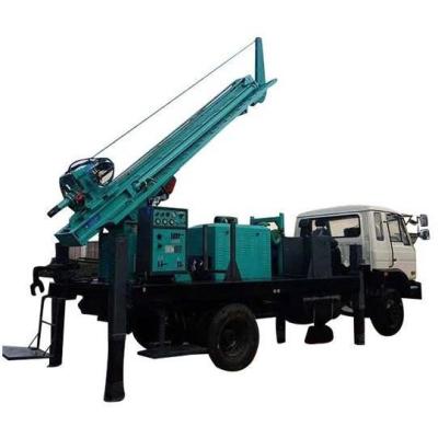 China DongFeng Truck Mounted Water Well Drill Rig 95KW Rig Engine Power 350m Depth for sale