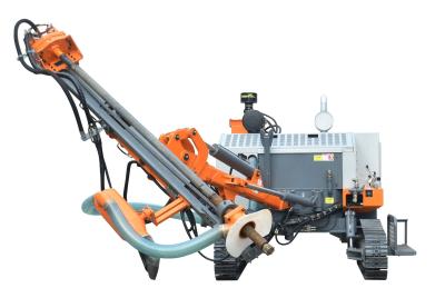 China 22m Depth Hydraulic Integrated DTH Drilling Rig Machine 264HP Diesel Engine for sale