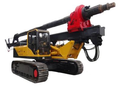 China 30m Depth Crawler Mounted Rotary Drilling Machine 205 Horsepower Diesel Engine Power for sale