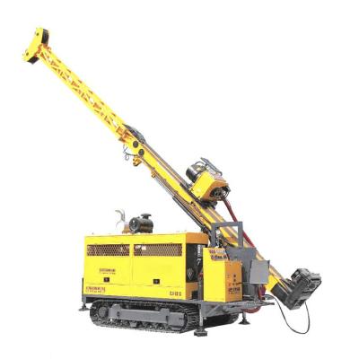 China 680m - 1500m Depth Core Drilling Rig 195HP Diesel Engine Crawler Mounted Drill Machine for sale