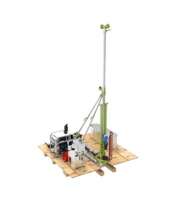 China 100m / 200m / 300m Depth  Core Drilling Rig 33KW Portable Core Drilling Equipment for sale