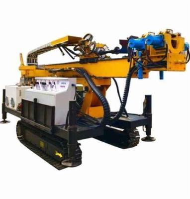 China 60m Depth Engineering Drilling Machine Electric Motor Crawler Mounted Drill Rig for sale