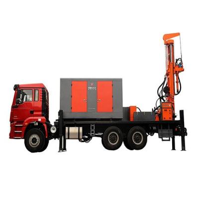 China 200m Drilling Depth Water Well Drill Rig 118HP Cummins 115 - 350mm Bore Dia for sale