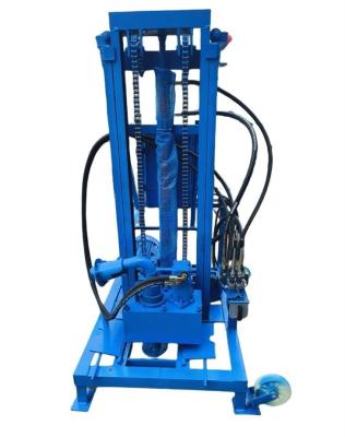 China Pequena máquina de perfuração de poços de água portátil 11KW 1500mm Rod de perfuração Dia 150m Profundidade de perfuração à venda