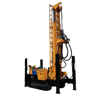 China Crawler Mounted Water Well Drilling Rig Equipment 680m Bore Depth 153KW Engine for sale