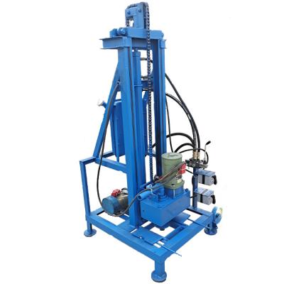 China Hydraulic Cylinder Portable Water Well Drilling Machine 100m Deep 51mm Drill Dia for sale