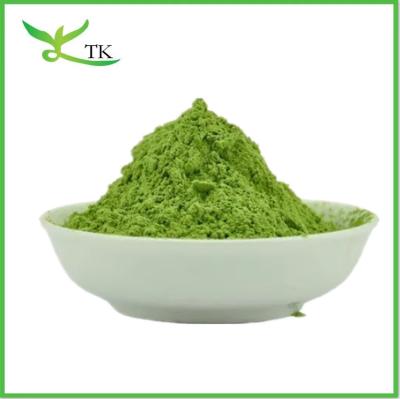 China Green Organic Super Food Powder Wheat Grass Juice Powder Water Soluble Raw Wheat Grass Powder for sale