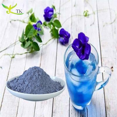 China Pure Natural Food Coloring Butterfly Pea Flower Powder Blue Matcha Powder en venta