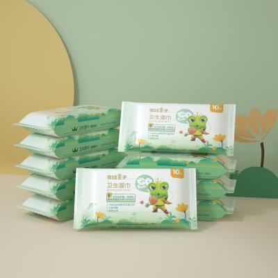 China Factory Direct Sales Disposable Body Organic Custom Logo hand cleansing Baby Cleaning Wet Wipe with free samples for sale