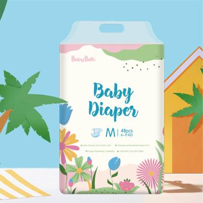 China Free sample custom wholesale SAP super absorbing performance infant baby diapers disposable nappies diaper for sale